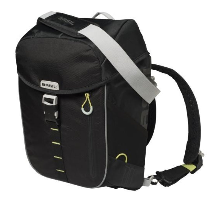 Basil I Miles Daypack 14L Black Lime