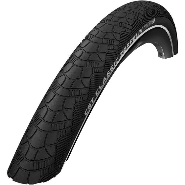CST 28-2.00 (47-622) Zeppelin zwart +R - DikkeFiets